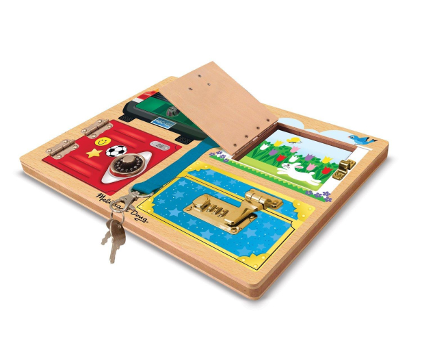Melissa & Doug Tablica edukacyjna - Zamki i zabezpieczenia - 407236 - zdjęcie 2